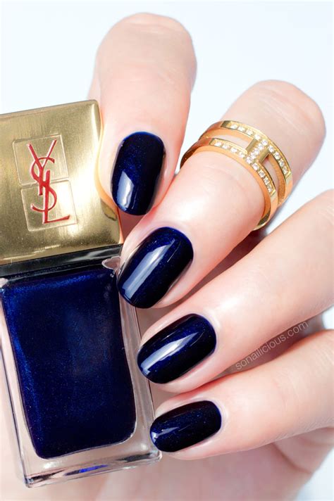 ysl cobalt blue nail polish